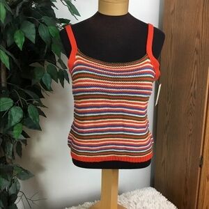 So XXL multi Color sweater tank